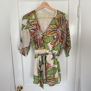 Size XS Gianni Bini floral/tropical romper